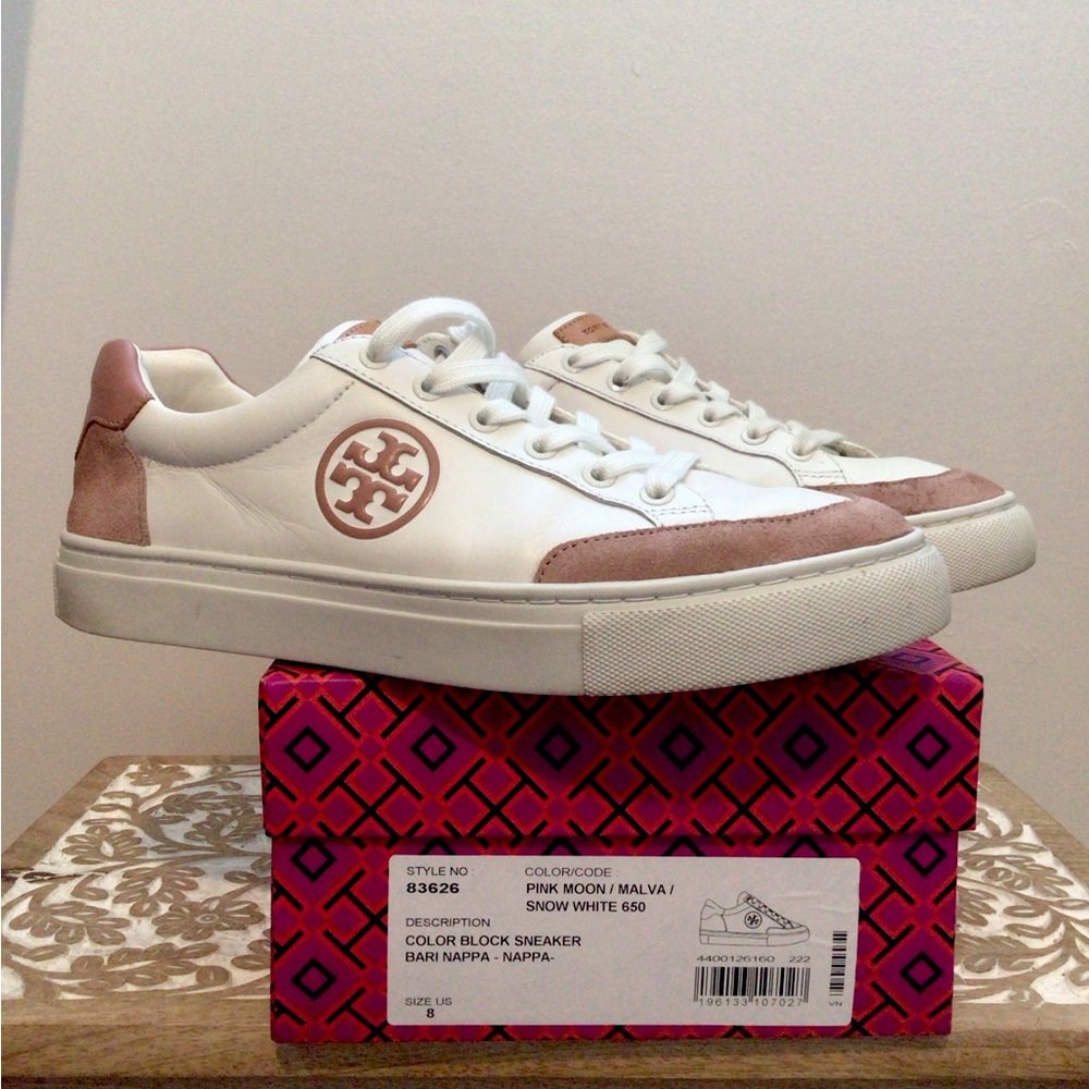 Tory Burch Color Block Sneakers Bari Nappa